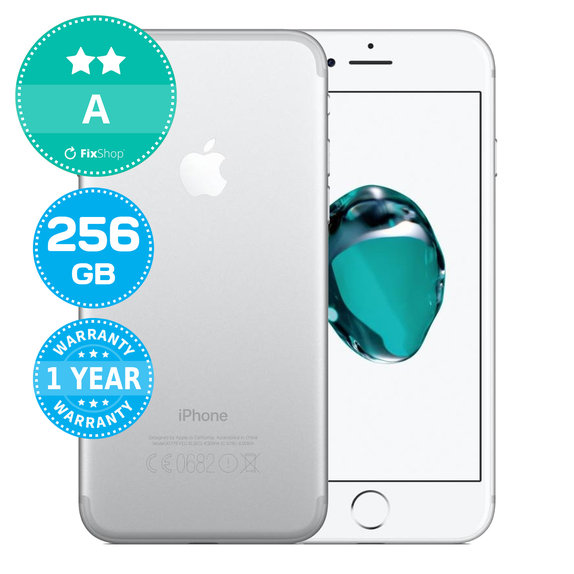 Apple iPhone 7 Silver 256GB A Obnovljeno
