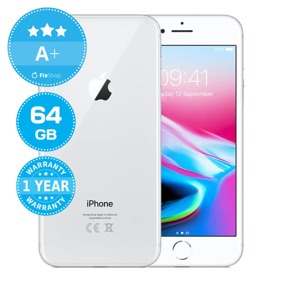 Apple iPhone 8 Silver 64GB A+ Obnovljeno