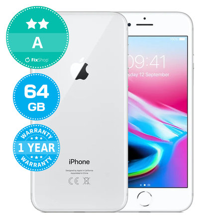 Apple iPhone 8 Silver 64GB A Obnovljeno