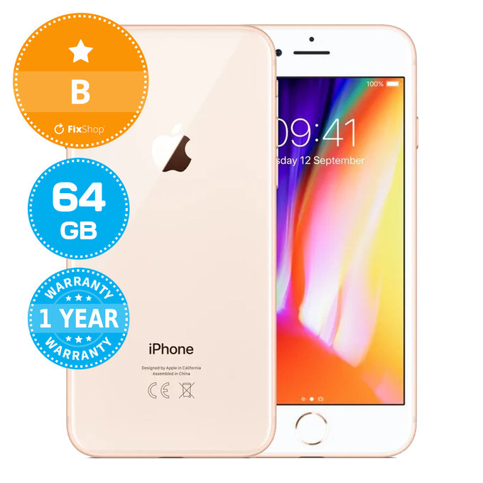 Apple iPhone 8 Gold 64GB B Obnovljeno
