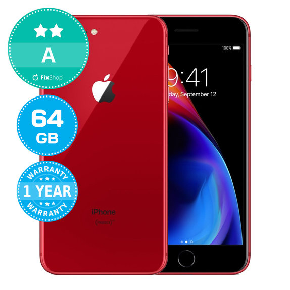 Apple iPhone 8 Plus (PRODUCT)RED 64GB A Obnovljeno
