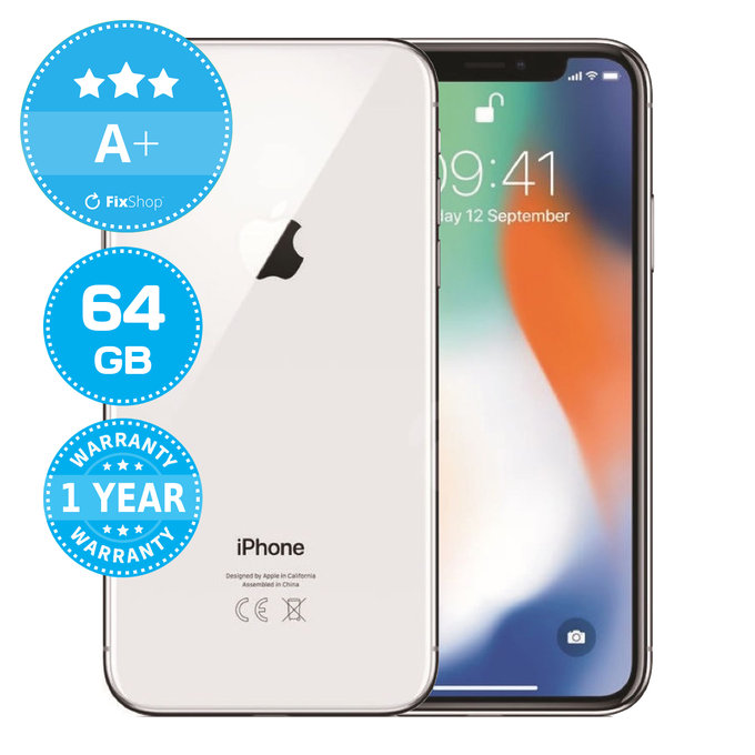 Apple iPhone X Silver 64GB A+ Obnovljeno