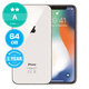 Apple iPhone X Silver 64GB A Obnovljeno