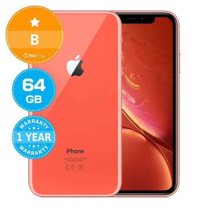 Apple iPhone XR Coral 64GB B Obnovljeno