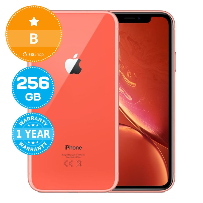 Apple iPhone XR Coral 256GB B Obnovljeno