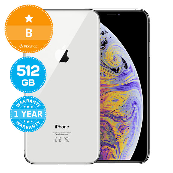 Apple iPhone XS Max Silver 512GB B Obnovljeno