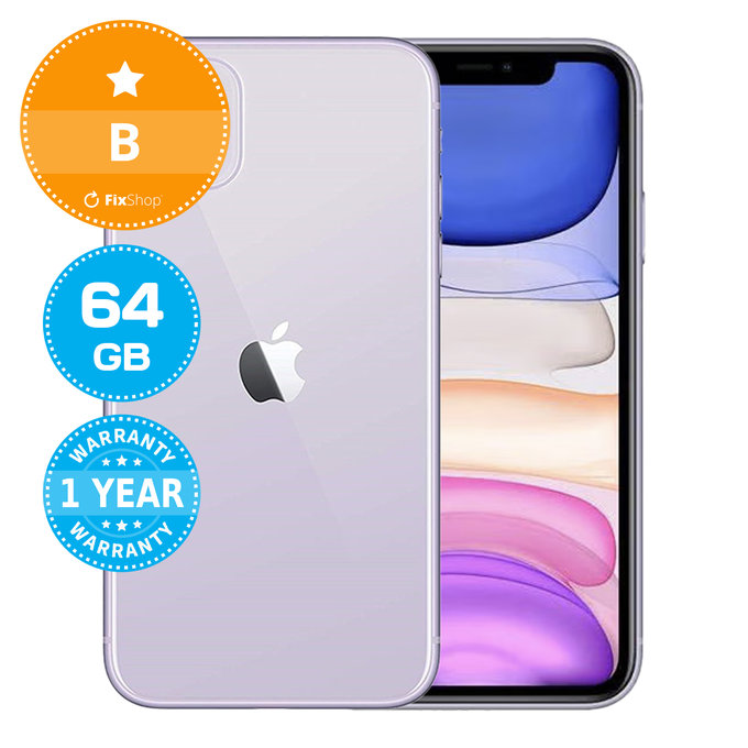 Apple iPhone 11 Purple 64GB B Obnovljeno
