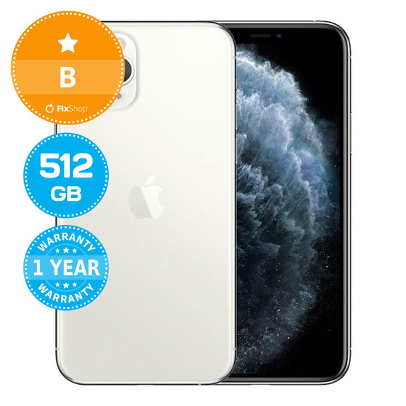 Apple iPhone 11 Pro Silver 512GB B Obnovljeno