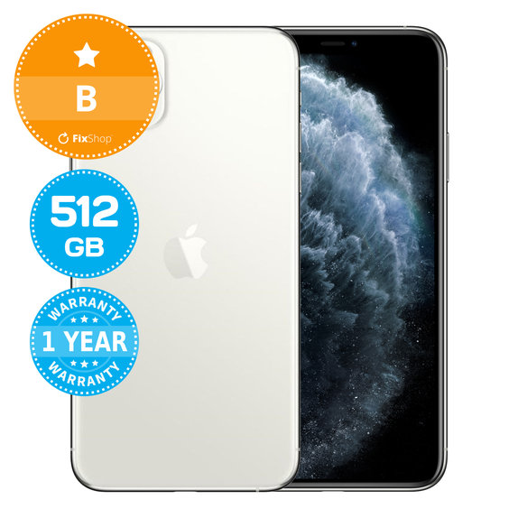 Apple iPhone 11 Pro Max Silver 512GB B Obnovljeno