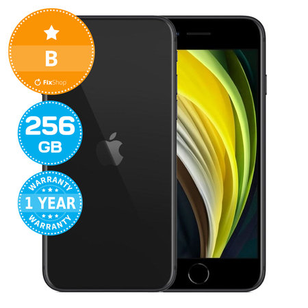 Apple iPhone SE (2nd Gen 2020) Black 256GB B Obnovljeno