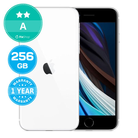Apple iPhone SE (2nd Gen 2020) White 256GB A Obnovljeno