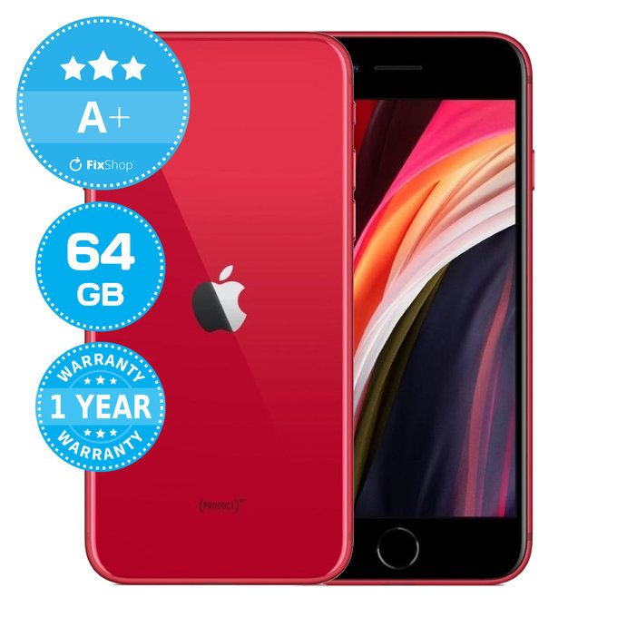 Apple iPhone SE (2nd Gen 2020) (PRODUCT)RED 64GB A+ Obnovljeno