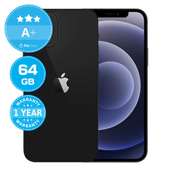 Apple iPhone 12 Mini Black 64GB A+ Obnovljeno