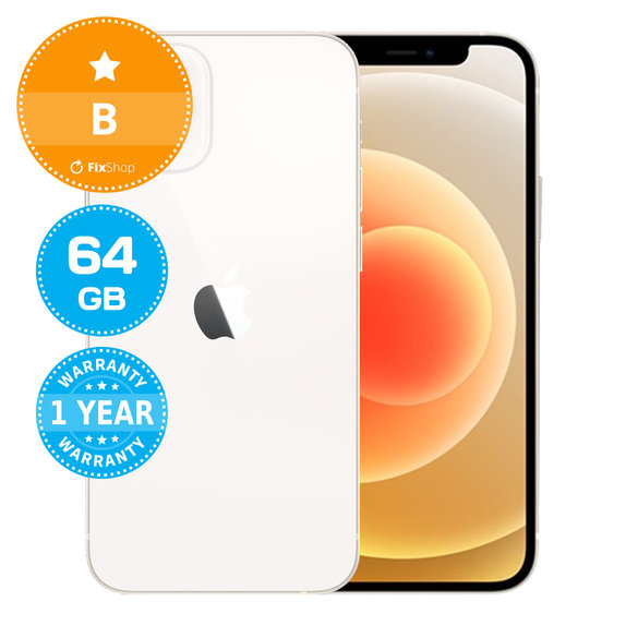 Apple iPhone 12 Mini White 64GB B Obnovljeno