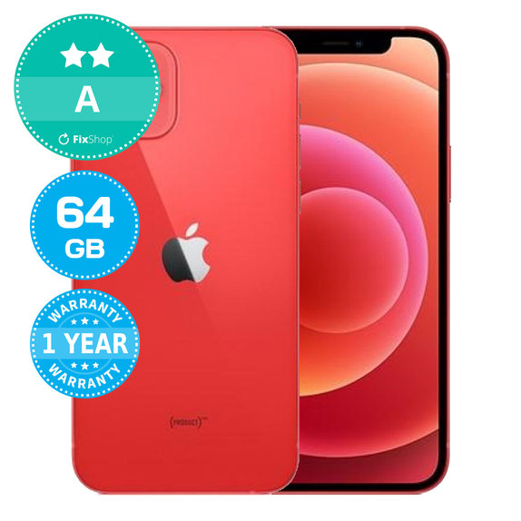 Apple iPhone 12 (PRODUCT)RED 64GB A Obnovljeno