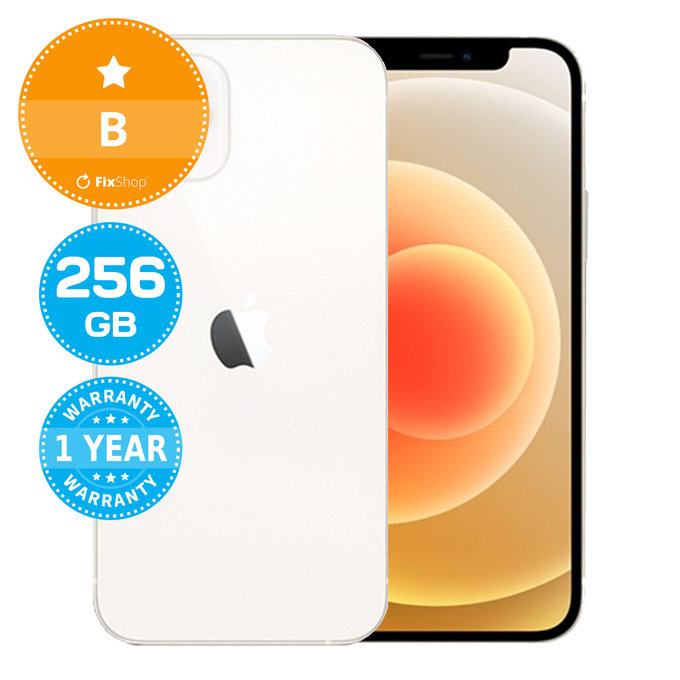 Apple iPhone 12 White 256GB B Obnovljeno