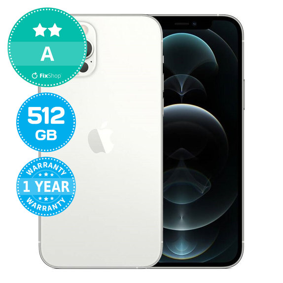 Apple iPhone 12 Pro Silver 512GB A Obnovljeno