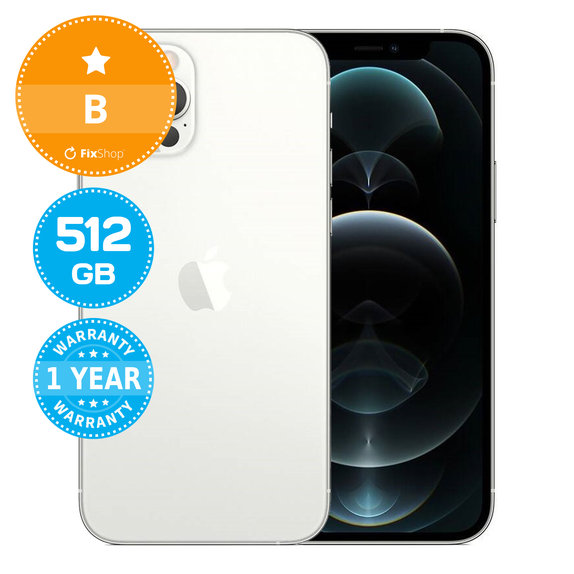 Apple iPhone 12 Pro Silver 512GB B Obnovljeno