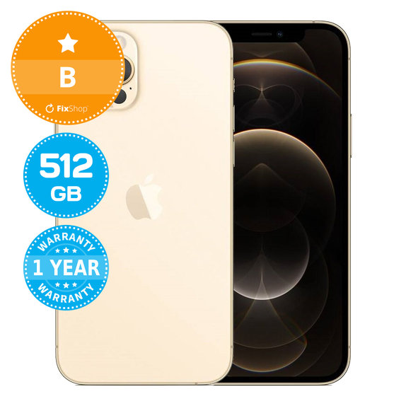 Apple iPhone 12 Pro Gold 512GB B Obnovljeno