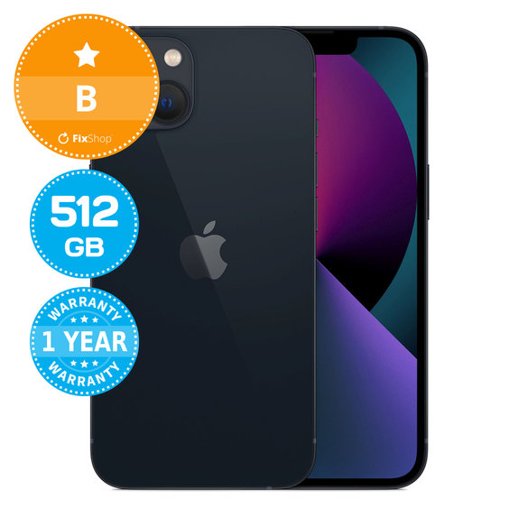 Apple iPhone 13 Midnight 512GB B Obnovljeno