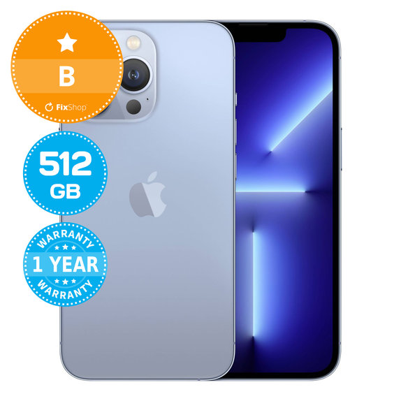 Apple iPhone 13 Pro Sierra Blue 512GB B Obnovljeno
