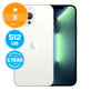 Apple iPhone 13 Pro Max Silver 512GB B Obnovljeno