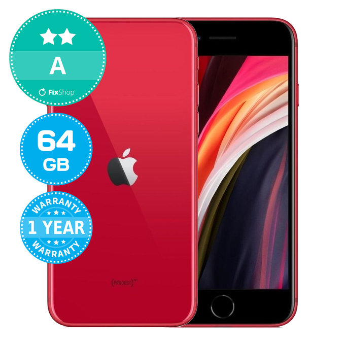 Apple iPhone SE (3rd Gen 2022) (PRODUCT)RED 64GB A Obnovljeno