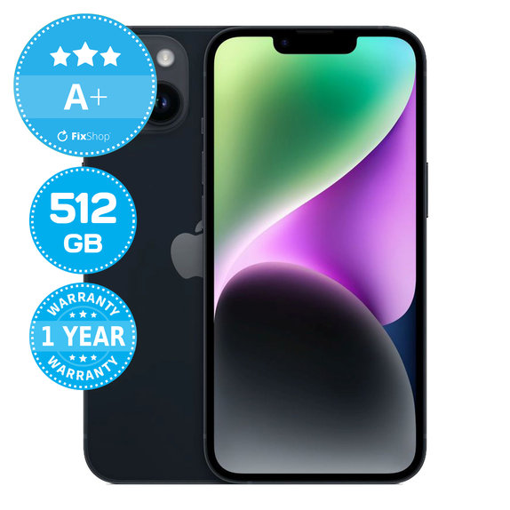 Apple iPhone 14 Midnight 512GB A+ Obnovljeno