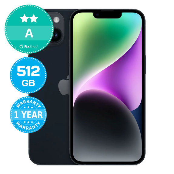 Apple iPhone 14 Midnight 512GB A Obnovljeno