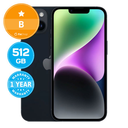 Apple iPhone 14 Midnight 512GB B Obnovljeno