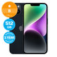 Apple iPhone 14 Midnight 512GB B Obnovljeno