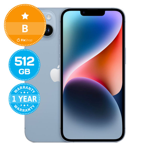 Apple iPhone 14 Blue 512GB B Obnovljeno