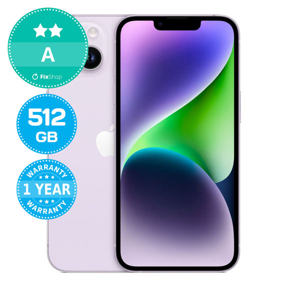 Apple iPhone 14 Purple 512GB A Obnovljeno