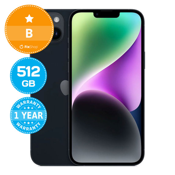 Apple iPhone 14 Plus Midnight 512GB B Obnovljeno