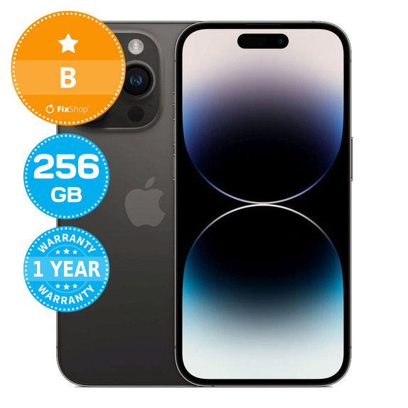 Apple iPhone 14 Pro Space Black 256GB B Obnovljeno