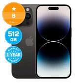 Apple iPhone 14 Pro Space Black 512GB B Obnovljeno