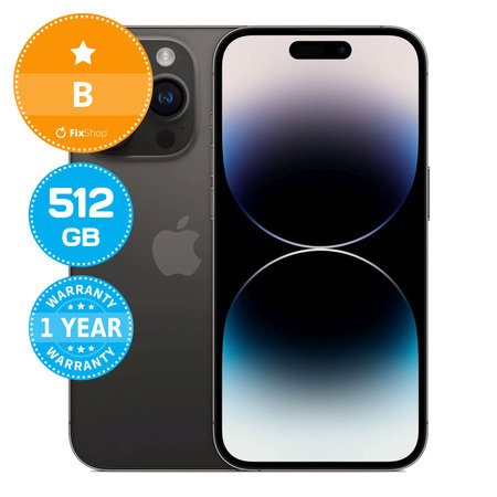 Apple iPhone 14 Pro Space Black 512GB B Obnovljeno