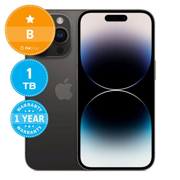Apple iPhone 14 Pro Space Black 1TB B Obnovljeno