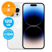 Apple iPhone 14 Pro Silver 128GB B Obnovljeno
