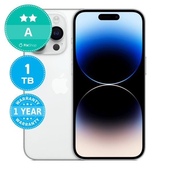 Apple iPhone 14 Pro Silver 1TB A Obnovljeno