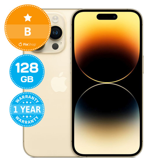Apple iPhone 14 Pro Gold 128GB B Obnovljeno