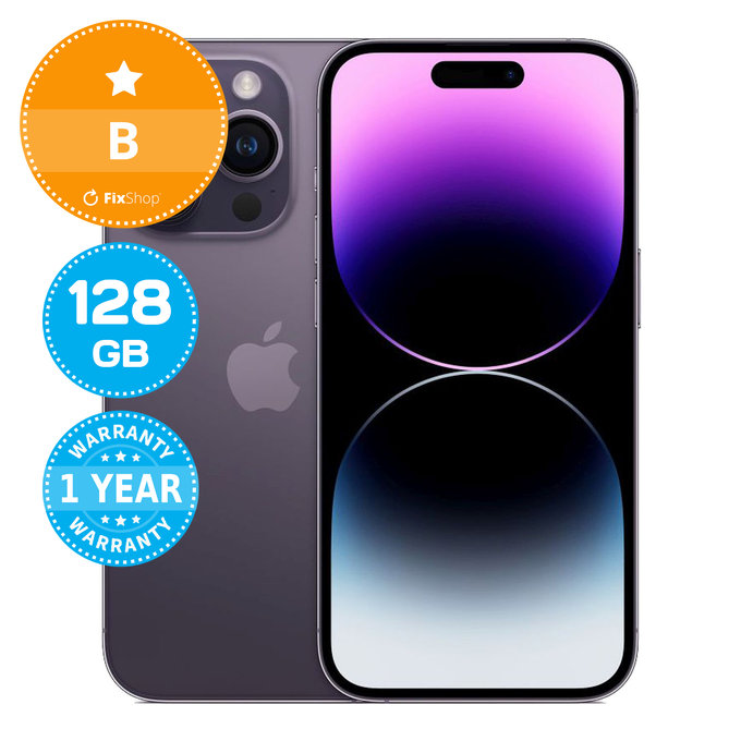 Apple iPhone 14 Pro Deep Purple 128GB B Obnovljeno