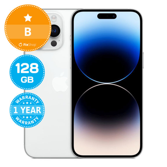 Apple iPhone 14 Pro Max Silver 128GB B Obnovljeno