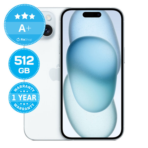 Apple iPhone 15 Blue 512GB A+ Obnovljeno