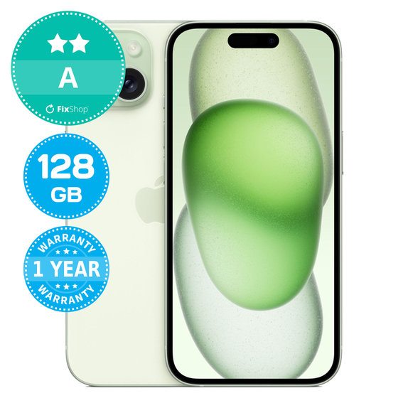 Apple iPhone 15 Green 128GB A Obnovljeno
