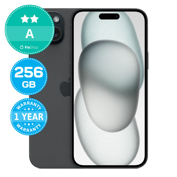 Apple iPhone 15 Plus Black 256GB A Obnovljeno