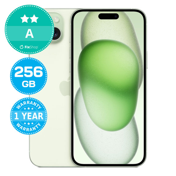 Apple iPhone 15 Plus Green 256GB A Obnovljeno