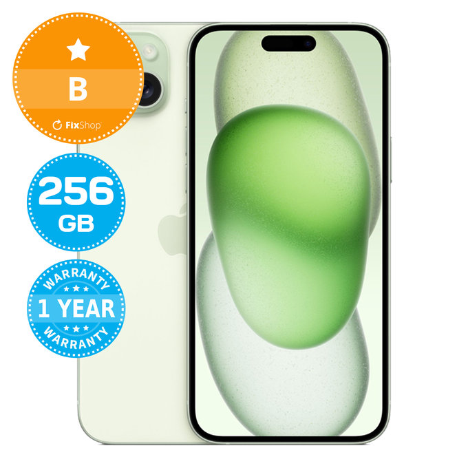 Apple iPhone 15 Plus Green 256GB B Obnovljeno