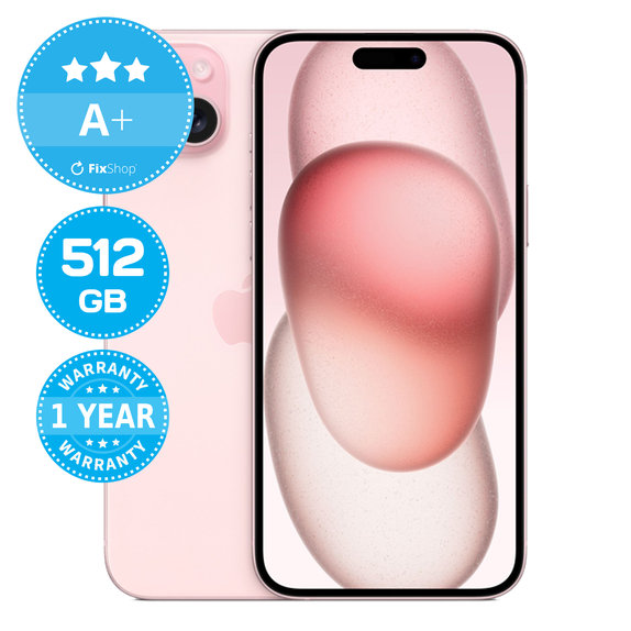 Apple iPhone 15 Plus Pink 512GB A+ Obnovljeno