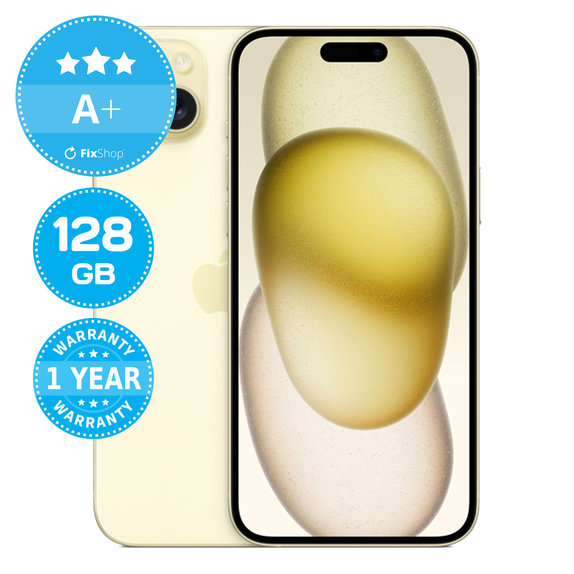 Apple iPhone 15 Plus Yellow 128GB A+ Obnovljeno